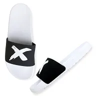 Stylish X White Sliders For Men-thumb2