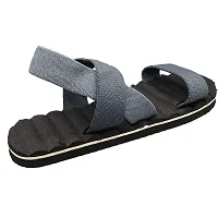 Pampy Angel Belt Sandal Men's Clogs Sandal Slippers Flip Flops Houselhold Comfortable Grey,7 (UK India)-thumb3