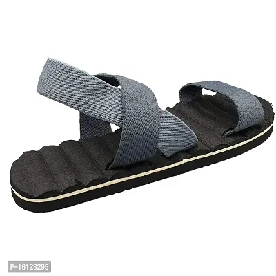 Pampy Angel Belt Sandal Men's Clogs Sandal Slippers Flip Flops Houselhold Comfortable Grey,7 (UK India)-thumb4
