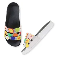 Elegant MixVeg Black Flip Flops For Women-thumb3