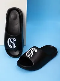 Pampy Angel Zig Zag Dollar Men's Flip Flops Slides Back Open Household Comfortable Slippers-thumb1