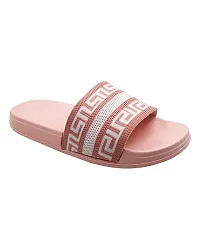 Elegant Fly Knit DoubleR Pink Flip Flops For Women-thumb2