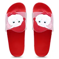 Elegant Cute Cat Red Flip Flops For Women-thumb1