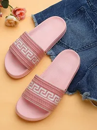 Pampy Angel Flyknite R p Women's Flip Flops Slides Back Open Household Comfortable Slippers-thumb1