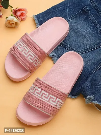 Pampy Angel Flyknite R p Women's Flip Flops Slides Back Open Household Comfortable Slippers-thumb2
