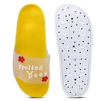 Elegant Deer Yellow Flip Flops For Women-thumb3