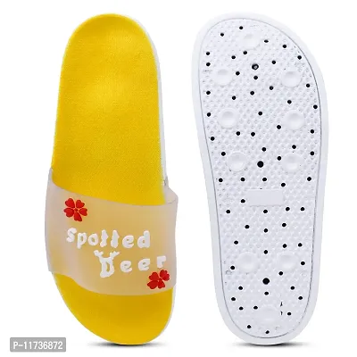 Elegant Deer Yellow Flip Flops For Women-thumb4