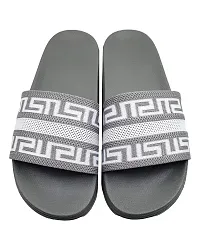 Elegant Fly Knit DoubleR Grey Flip Flops For Women-thumb4