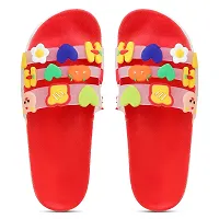 Elegant MixVeg Red Flip Flops For Women-thumb1