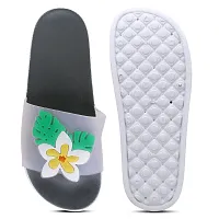 Elegant Bird Grey Flip Flops For Women-thumb3