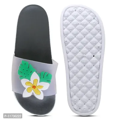 Elegant Bird Grey Flip Flops For Women-thumb4