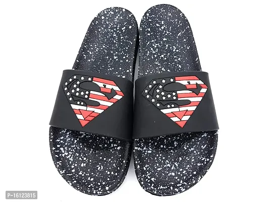 Pampy Angel Smiley  Superman Dotted Combo Pack of 2 Slipper/Slides/Flip Flops for Men-thumb4