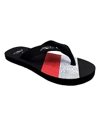 Stylish V Chasil Black Sliders For Men-thumb2