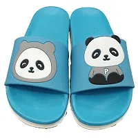 Elegant Panda Blue Flip Flops For Women-thumb2