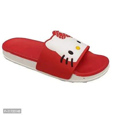 Elegant Kitty Red Flip Flops For Women-thumb4