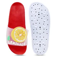 Elegant Lemon Red Flip Flops For Women-thumb3
