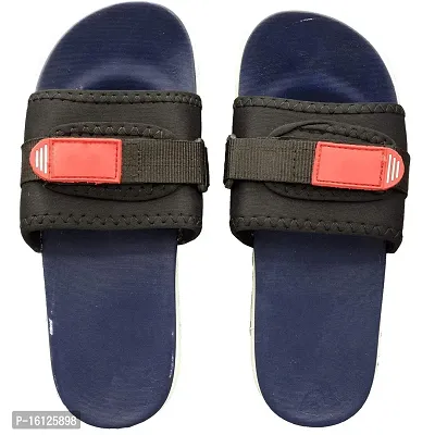 Pampy Angel BigStar Dotted  Velcro PlainD Combo Pack of 2 Slipper/Slides/Flip Flops for Men-thumb5