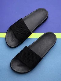 Pampy Angel Fly Net Men Plain Men's Flip Flops Slides Back Open Household Comfortable Slippers-thumb1
