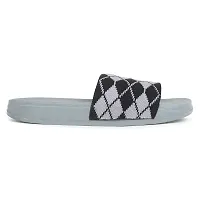 Elegant Fly Knit 4Square Grey Flip Flops For Women-thumb4
