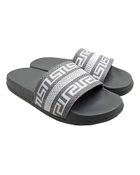 Elegant Fly Knit DoubleR Grey Flip Flops For Women-thumb3