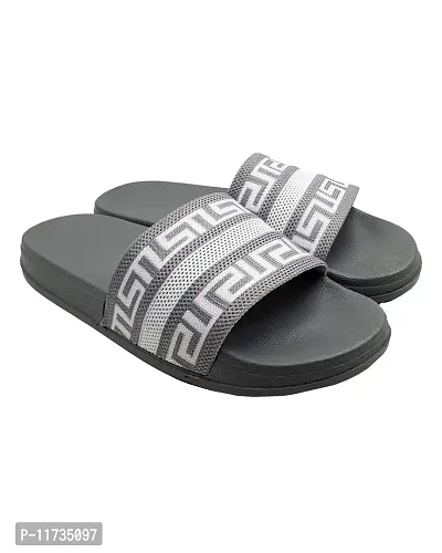 Elegant Fly Knit DoubleR Grey Flip Flops For Women-thumb4