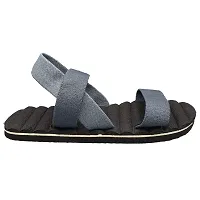 Pampy Angel Belt Sandal Men's Clogs Sandal Slippers Flip Flops Houselhold Comfortable Grey,7 (UK India)-thumb2