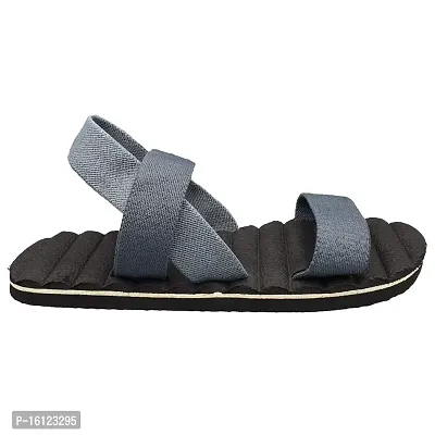 Pampy Angel Belt Sandal Men's Clogs Sandal Slippers Flip Flops Houselhold Comfortable Grey,7 (UK India)-thumb3