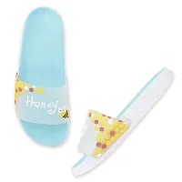 Elegant Honey Blue Flip Flops For Women-thumb4