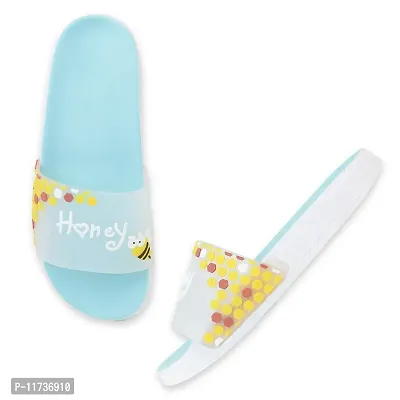 Elegant Honey Blue Flip Flops For Women-thumb5