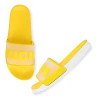 Elegant Women Rich Yellow Flip Flops For Women-thumb2