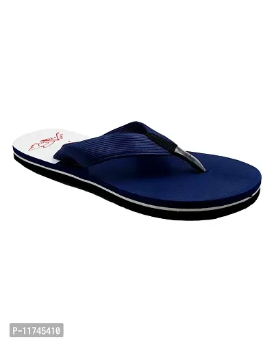 Stylish V Star Blue Sliders For Men-thumb4