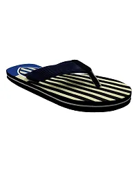 Stylish V Shield Blue Sliders For Men-thumb3