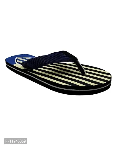 Stylish V Shield Blue Sliders For Men-thumb4