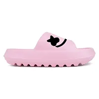 Trendy Elegant Pink Flip Flops For Women-thumb2