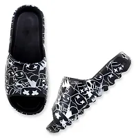 Pampy Angel Zig Zag All SmartiiMen's Flip Flops Slides Back Open Household Comfortable Slippers-thumb4