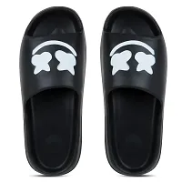 Black Eva Flip Flops For Men-thumb2