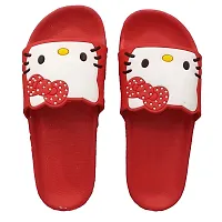 Elegant Kitty Red Flip Flops For Women-thumb4