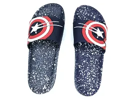 Pampy Angel BigStar Dotted  Velcro PlainD Combo Pack of 2 Slipper/Slides/Flip Flops for Men-thumb2