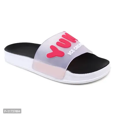 Elegant IceCream Black Flip Flops For Women-thumb3