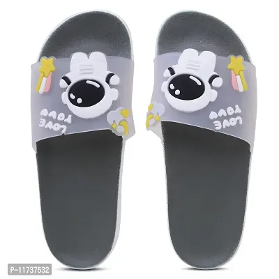 Elegant Spaceman Grey Flip Flops For Women-thumb2