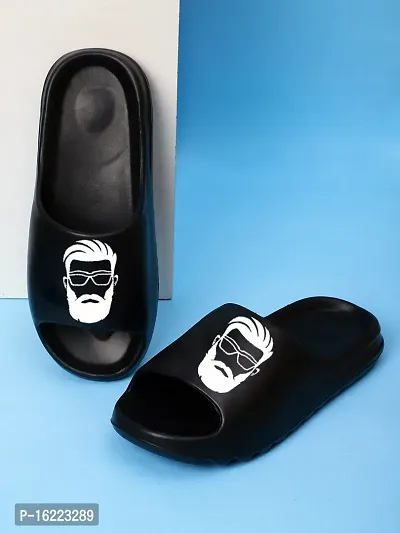 Stylish Fancy EVA Self Design Flip Flops For Men-thumb0