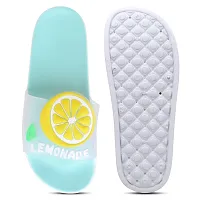 Elegant Lemon Blue Flip Flops For Women-thumb3