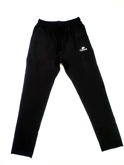 Classic Spandex Solid Track Pants for Men