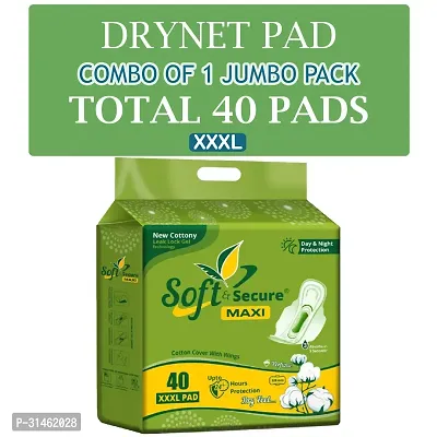 Ultra Hygienic Sanitary Pads for Women, Combo 0f 40-thumb0