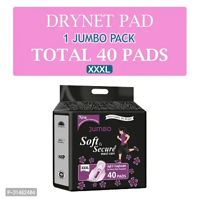 Ultra Hygienic Sanitary Pads for Women, Combo 0f 40-thumb0