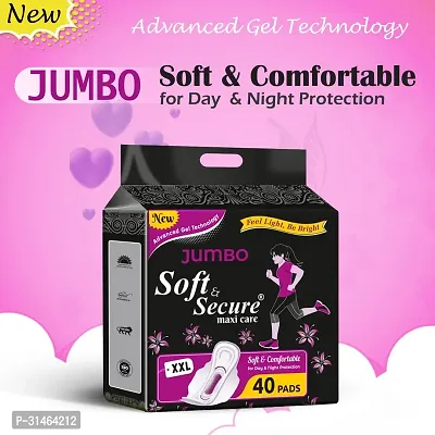 Ultra Hygienic Sanitary Pads for Women, Combo 0f 40 Pads-thumb0