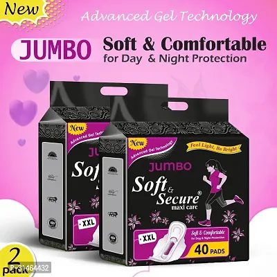 Ultra Hygienic Sanitary Pads for Women, Combo 0f 40 Pads-thumb0