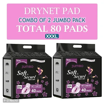 Ultra Hygienic Sanitary Pads for Women, Combo 0f 80-thumb0