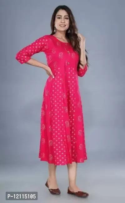 Beautiful A-line Red Long Dress For Women