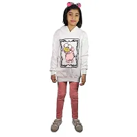 STAGLINE Soft Woolen Regular Fit Warm with Hooded Sweatshirt for Girls Kids(Pack of 1, Assorted)-thumb1